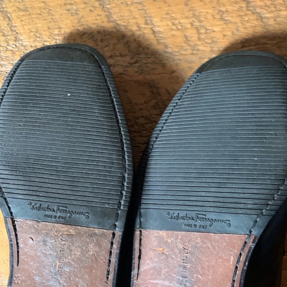 Salvatore Ferragamo Black Leather Loafers - Picture 8 of 16